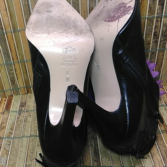 MICHAEL SHANNON BOOTIES 6 B  BLACK - Picture 4 of 8